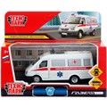 Модель GAZ3221VAN-12AMB-WH-WOD ГАЗ -3221 Газель 12,2 см, Скорая Технопарк в кор. 439-747
