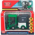 Модель VACCAR-11-GN Уборочная машина 11 см, двери, багаж, зеленый Технопарк  в кор. 439-649