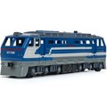 Модель LOCO-30PL-BUGY-WOD Тепловоз 30 см, дв, 4 кноп, инерц,сине-серый Технопарк  в кор. 439-647