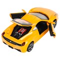 Модель 1651430-R-WOD Ferrari 458 italia 14 см, двери, багажник. инерция Технопарк  в кор. 439-644