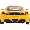 Модель 1651430-R-WOD Ferrari 458 italia 14 см, двери, багажник. инерция Технопарк  в кор. 439-644