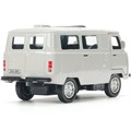 Модель UAZ452-11-SR Уаз-452 "буханка" 10,5 см, дв, инерц, серебристый Технопарк  в кор. 439-611