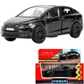 Модель MODELX-12-BK tesla model x plaid 12 см, двери, черн Технопарк в кор. 439-513
