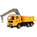 Модель 1995464-R свет-звук самосвал кран, 15,5 см, баг.,подв. дет., инер. Технопарк в кор. 439-578