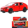 Модель MODELX-12-RD tesla model x plaid 12 см, двери, красн Технопарк  в кор. 439-345