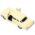 Модель GAZ13-12-YE газ-13 "чайка" 12 см, двери, инерц, светло-желтый Технопарк  в кор. 439-350