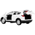 Модель RAV4-WH-WOD TOYOTA RAV4 длина 12 см двери, багажн, инерц. белый Технопарк в кор. 439-371