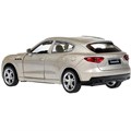 Модель 67348 maserati levante, 11,5 см,  двери, инерция, серебристый Технопарк в кор. /48/ 439-341