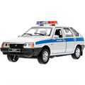 Модель 2109-12SLPOL-GY ваз-2109"спутник МИЛИЦИЯ 12 см, двери, багаж, инерц, сереб Технопарк  в кор. 439-221