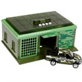 Модель GARAGE-22SL1XCAR-MIL ВОЕННАЯ БАЗА 22 см, UAZ PICKUP, КАМУФЛЯЖ Технопарк 439-129