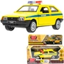 Модель 2108-12-SLPOL-YE LADA-2108 "СПУТНИК" ПОЛИЦИЯ 12 см Технопарк в коробке 439-106