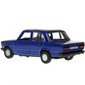 Модель 2107-12-BU1 ВАЗ-2107 длина 12 см, двери, багаж, инерц, темно-синий Технопарк 139-987