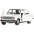 Модель 2101-12-WH ВАЗ-2101  длина 12 см, двери, багаж, инерц, белый Технопарк 139-980