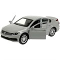 Модель PASSAT-12-GY VOLKSWAGEN PASSAT 12 см, двер, багаж, инерц, темно-серый Технопарк  в коробке 438-994