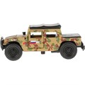 Модель SB-18-09-H1-M(GY)-WB Hummer H1 пикап военный Технопарк  в коробке 339-813