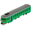 Модель COMTRAIN-19SL-GN ЭЛЕКТРИЧКА длина 19 см, двери, инерц, зеленый Технопарк в коробке 438-791