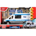 Модель TRANSITVAN-16PLPOL-WH Ford Transit Полиция Технопарк в коробке 340-617