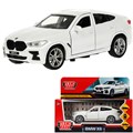 Модель X6-12-WH BMW X6 длина 12 см, двери, багаж, инер, белый Технопарк  в коробке 438-900