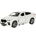 Модель X6-12-WH BMW X6 длина 12 см, двери, багаж, инер, белый Технопарк  в коробке 438-900