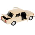 Модель 2106-12-BG ВАЗ-2106 ЖИГУЛИ длина 12 см, двери, багаж, инерц,бежевый Технопарк  в коробке /72/ 438-908