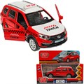 Модель GRANTACRS-12TAX-VEZ LADA GRANTA CROSS ТАКСИ 12 см, инерц, красный Технопарк в коробке 438-780