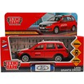 Модель GRANTACRS-12TAX-VEZ LADA GRANTA CROSS ТАКСИ 12 см, инерц, красный Технопарк в коробке 438-780