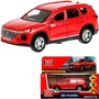 Модель SANTAFE2-12-RD HYUNDAI SANTAFE длина 12 см, двери, багаж, инер, красный Технопарк в коробке /72/ 438-774