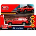 Модель SANTAFE2-12-RD HYUNDAI SANTAFE длина 12 см, двери, багаж, инер, красный Технопарк в коробке /72/ 438-774