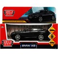 Модель X6-12-BK BMW X6 длина 12 см, двери, багаж, инер, черный Технопарк в коробке 438-684