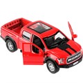 Модель F150RAP-12-RD FORD F150 RAPTOR 12 см, двери, багаж, инерц, красный Технопарк в коробке 438-417
