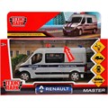 Модель MASTER-14SLPOL-SR RENAULT Master ПОЛИЦИЯ 14 см, двер,серебрист Технопарк в коробке 438-351