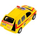 Модель KANGOO-12AMB-YE RENAULT KANGOO Реанимация желтый Технопарк  в коробке 340-606