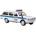 Модель 2402-12SLPOL-WH ГАЗ-2402 Волга Полиция Технопарк в коробке 340-579