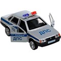 Модель 21099-12SLPOL-SR LADA-21099 Спутник Полиция Технопарк в коробке 340-577