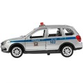Модель GRANTACRS-12POL-SR Lada Granta Cross 2019 Полиция серебристый Технопарк  в коробке 340-470