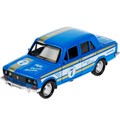 Модель 2106-12SLSRT-BU ВАЗ-2106 Жигули Спорт синий Технопарк в коробке 340-459