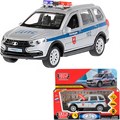 Модель GRANTACRS-12SLPOL-SR Lada Granta Cross 2019 Полиция серебристый Технопарк  в коробке 340-453