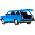Модель 2104-12-BU ВАЗ-2104 Жигули синий Технопарк в коробке 340-322
