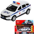 Модель VESTACROSS-12POL-WH LADA Vesta sw cross полиция. Технопарк  в коробке 340-270