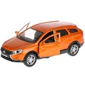 Модель VESTA-CROSS-GD Lada Vesta SW Cross золотой Технопарк  в коробке 340-115