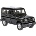 Модель HUNTER-BK UAZ HUNTER черный Технопарк  в коробке 340-090