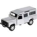 Модель DEFENDER-SL LAND ROVER DEFENDER серебристый Технопарк  в коробке 339-494