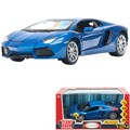 Модель 68254A Lamborghini Aventador coupe, 19 см, двери,багажник Технопарк в кор. 439-616