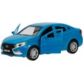 Модель VESTA-12-BU2 LADA vesta 11,5 см, двери, синий Технопарк  в кор. 439-408