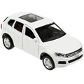 Модель TOUAREG-12-WH VOLKSWAGEN TOUAREG 12 см, двери, багаж, инерц, белый Технопарк в кор. 438-821