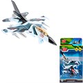 Модель 1031-18SL-MIX ИСТРЕБИТЕЛЬ КАМУФЛЯЖ 18,5 см,инерц, Технопарк  в коробке 438-327