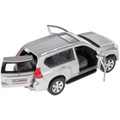 Модель PRADO-SL Toyota Prado серебристый Технопарк  в коробке 339-787
