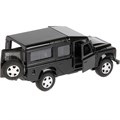 Модель DEFENDER-BK LAND ROVER DEFENDER черный Технопарк  в коробке 339-486