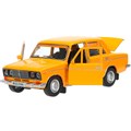 Модель 2106-132-OR ВАЗ-2106 13 см, двери, багаж, оранжевый Технопарк в кор. 439-534