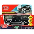 Модель DEFPICKUP-12-BK-WOD LAND ROVER DEFENDER PICKUP 12 см, двери, багаж, черный Технопарк в кор. 439-601